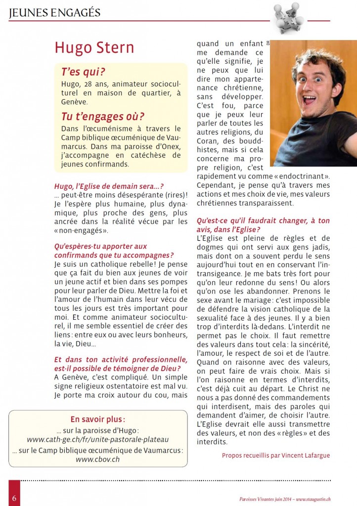 JE - juin 2014 - Hugo Stern